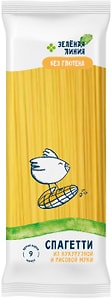 Изображение товара Спагетти Зеленая Линия из кукурузной и рисовой муки 300г