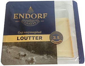 Изображение товара Сыр Endorf полутвердый Loutter 45% 200г
