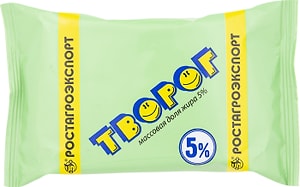 Изображение товара Творог Ростагроэкспорт 5% 180г