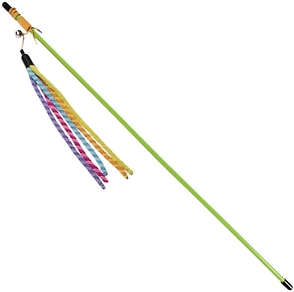 Изображение товара Игрушка для кошек Triol Удочка-дразнилка Цветные Хвостики 