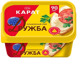 Изображение товара Сыр плавленый Карат Дружба 45% 400г