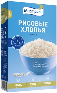 Изображение товара Хлопья Мистраль Рисовые 400г
