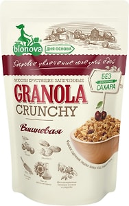 Изображение товара Гранола Bionova Вишневая без сахара 400г