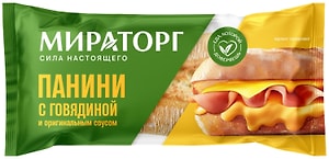 Изображение товара Панини Мираторг с говядиной и оригинальным соусом 160г