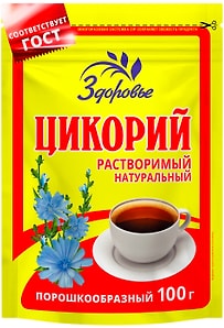 Изображение товара Цикорий Здоровье Растворимый 100г