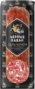 Изображение товара Колбаса Черный Кабан Сальчичон сырокопченая 280г