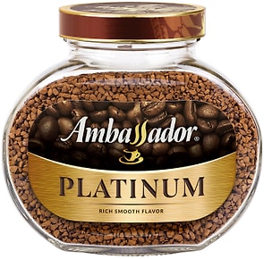 Изображение товара Кофе растворимый Ambassador Platinum 190г