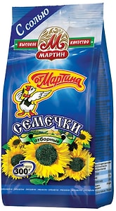 Изображение товара Семечки От Мартина отборные обжаренные с солью 300г
