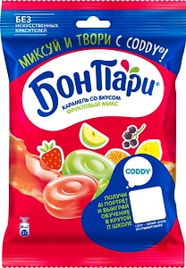 Изображение товара Леденцы Бон Пари со вкусом Фруктовый Микс 500г