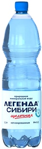 Изображение товара Вода Легенда Сибири минеральная негазированная 1.5л