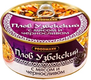 Изображение товара Плов FoodMaxx Узбекский с мясом и черносливом 325г
