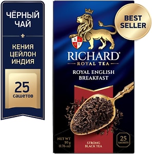 Изображение товара Чай черный Richard Royal English Breakfast 25*2г