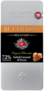 Изображение товара Шоколад Bucheron горький с соленой карамелью и пеканом 100г