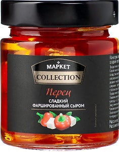 Изображение товара Перец сладкий Market Collection фаршированный сыром 185г
