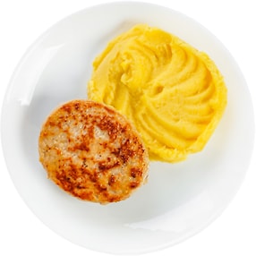Изображение товара Котлета Itle Kitchen куриная с картофельным пюре 230г