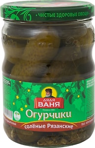 Изображение товара Огурчики Дядя Ваня Рязанские соленые 950г