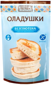 Изображение товара Смесь для приготовления Тестовъ Оладушки домашние без глютена 250г