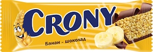 Изображение товара Батончик-мюсли Crony Банан-шоколад 50г