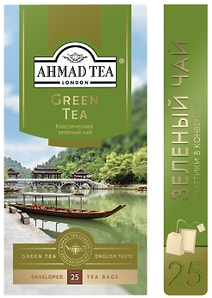 Изображение товара Чай зеленый Ahmad Tea Green Tea 25*2г
