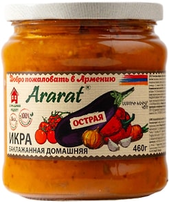 Изображение товара Икра баклажанная Ararat домашняя острая 460г
