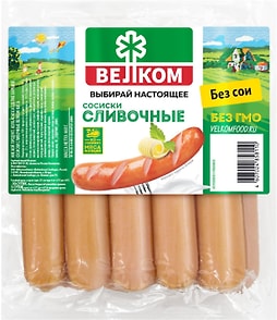 Изображение товара Сосиски Велком Сливочные 460г