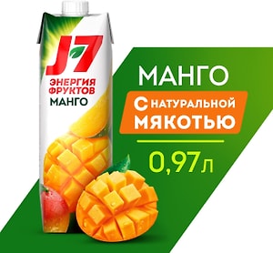 Изображение товара Нектар J7 Манго с мякотью 970мл