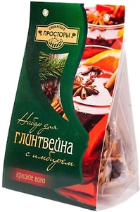 Изображение товара Набор Сибирские Просторы Красное вино с имбирем для глинтвейна 36г