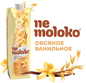 Изображение товара Напиток овсяный Nemoloko Ванильный 3.2% 1л
