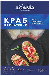 Изображение товара Краб Agama Камчатский Мясо розочки и коленца 200г
