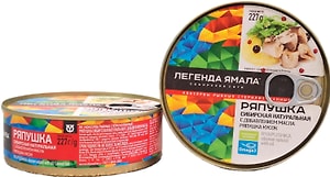 Изображение товара Ряпушка натуральная Легенда Ямала с добавлением масла 227г