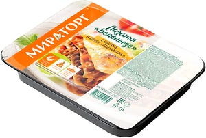 Изображение товара Лазанья Мираторг Болоньезе с сыром в соусе Бешамель замороженная 350г