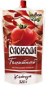 Изображение товара Кетчуп Слобода Томатный 320г 
