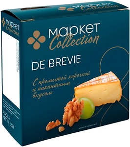 Изображение товара Сыр мягкий Де Бреви Маркет Collection 55% 125г