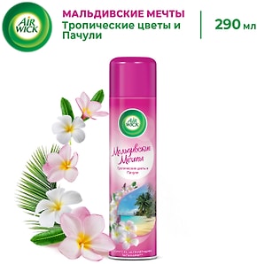 Изображение товара Освежитель воздуха Air Wick Мальдивские мечты Тропические цветы и Пачули 290мл