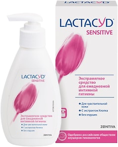 Изображение товара Средство для интимной гигиены Lactacyd Sensitive для чувствительной кожи 200мл