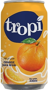Изображение товара Напиток Tropi апельсин 330мл