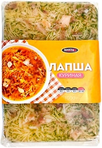 Изображение товара Лапша Фросток куриная замороженная 1кг