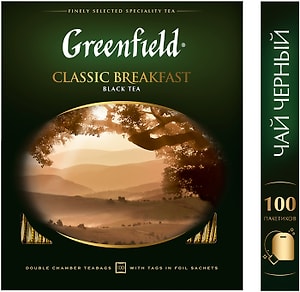 Изображение товара Чай черный Greenfield Classic Breakfast 100*2г