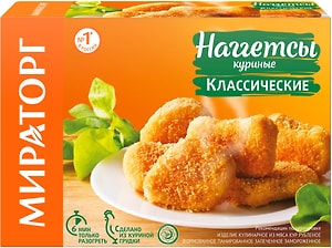 Изображение товара Наггетсы Мираторг куриные Классические 250г
