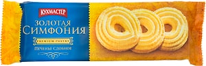 Изображение товара Печенье Кухмастер Золотая симфония 230г