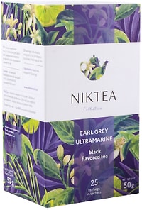 Изображение товара Чай черный Niktea Эрл Грей Ультрамарин 25*2г