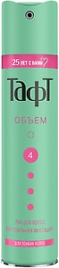Изображение товара Лак для укладки волос Тафт Объем для тонких волос сверхсильная фиксация 225мл