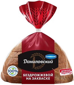 Изображение товара Хлеб Даниловский ржано-пшеничный нарезка 350г