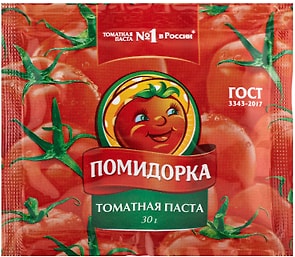 Изображение товара Томатная паста Помидорка 30г