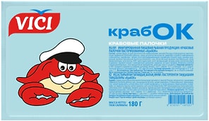 Изображение товара Палочки крабовые Vici Крабок 180г