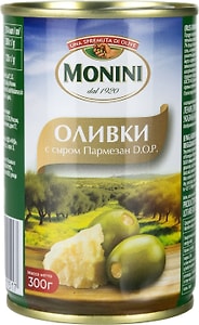Изображение товара Оливки Monini с сыром Пармезан D.O.P. 300г