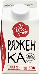 Изображение товара Ряженка Из Углича 3.6-4.2% 500г