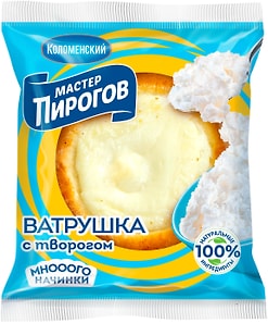 Изображение товара Ватрушка Мастер Пирогов с Творогом 100г