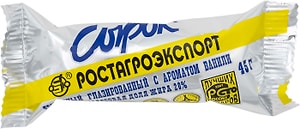 Изображение товара Сырок глазированный Ростагроэкспорт с ароматом ванили 20% 45г