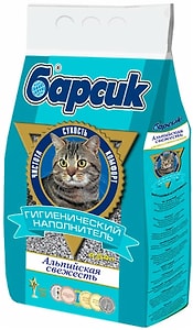 Изображение товара Наполнитель для кошачьего туалета Барсик Альпийская свежесть 4.54л